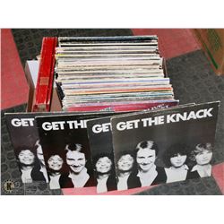 BOX OF CLASSIC ROCK RECORDS.