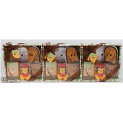SET OF 3 NEW BANANA 4 PC SETS