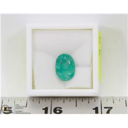 266) GENUINE APATITE, OVAL, APPROX 6 CTS