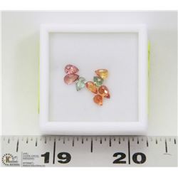 245) GENUINE FANCY COLOR SAPPHIRES, BRIOLETTE CUT