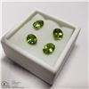 Image 2 : 271) 4 PERIDOTS, 8X6MM OVALS, APPROX 5.4 CTS
