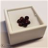 Image 2 : 214) GENUINE GARNETS, ROUND CABOCHON, APPROX