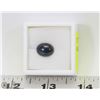 Image 1 : 216) ENHANCED STAR SAPPHIRE, OVAL CABOCHON,