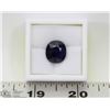 Image 1 : 218) ENHANCED BLUE SAPPHIRE, OVAL, APPROX 8 CTS