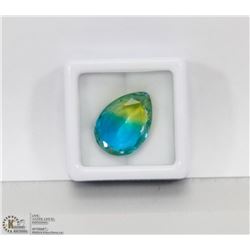 #36-MULTI-COLOR TOURMALINE PEAR  SHAPE 10.30CT
