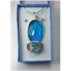 Image 1 : 14 -BLUE TOURMALINE PENDANT