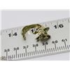 Image 1 : NEW GOLD TONE “PUG” DOG ADJUSTABLE HEAVY RING