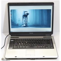 TOSHIBA SATELLITE WIN 7 PRO LAPTOP W/ AC ADAPTER