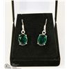 Image 1 : GREEN APATITE GEMSTONE EARRINGS