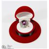 Image 1 : STERLING SILVER AMETHYST RING