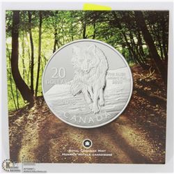2013 CANADIAN FINE SILVER (99.99) $20 COIN