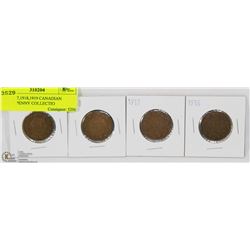 1916,1917,1918,1919 CANADIAN LARGE PENNY COLLECTION