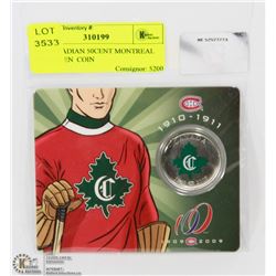 5/6 CANADIAN 50CENT MONTREAL CANADIEN  COIN