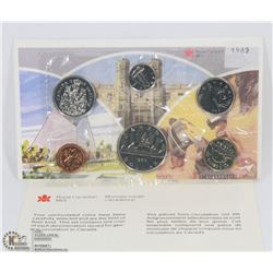 1982 CANADIAN 6 COIN UNCIRCULATED SET WITH COA