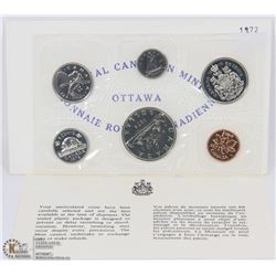 1972 CANADIAN 6 COIN UNCIRCULATED SET WITH COA