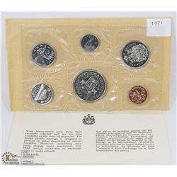 1971 CANADIAN 6 COIN UNCIRCULATED SET WITH COA