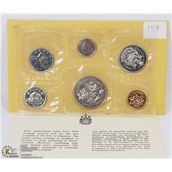 1970 CANADIAN 6 COIN UNCIRCULATED SET WITH COA