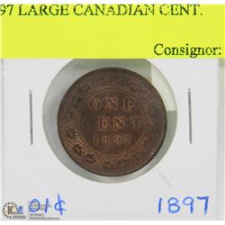 1897 LARGE CANADIAN CENT.