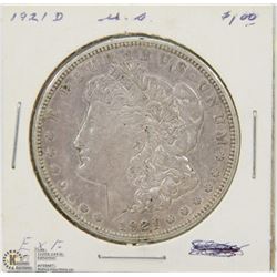1921 MORGAN SILVER DOLLAR