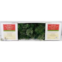 9' PRE LIT CASHMERE MIXED BRISTLE GARLAND