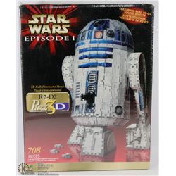 STAR WARS PUZZ3D R2 D2 708PC PUZZLE