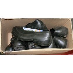 5 PAIRS OF 2XL ABRASIVE GRIP OVERSHOES