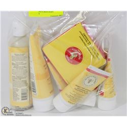 LOT OF BURT'S BEES BABY PRODUCTS