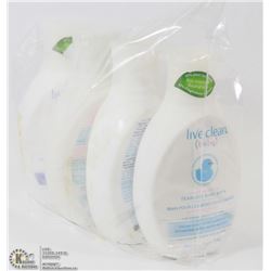LOT OF LIVE CLEAN (BABY) PRODUCTS