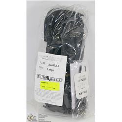 PAIR OF ICE GRIPS OVERSHOES SIZE LARGE