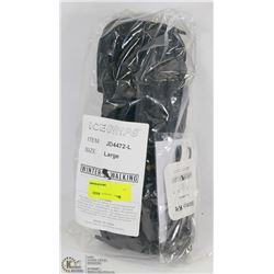 PAIR OF ICE GRIPS OVERSHOES SIZE LARGE