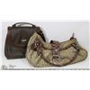 Image 1 : 2 HANDBAGS INCL VINTAGE "GUESS"