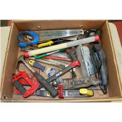 FLAT OF ASSORTED TOOLS