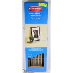 RUBBERMAID TUBULAR PIPE SHELF KIT