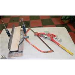 COME-A-LONG SOLD WITH STANLEY MANUAL MITER