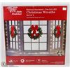 Image 1 : SET OF THREE CHRISTMAS WREATHS