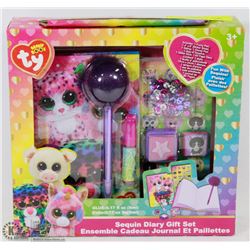 BEANY TY SEQUIN DIARY GIFT SET