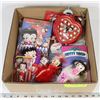 Image 1 : BOX OF BETTY-BOOP COLLECTIBLES - CLOCK,