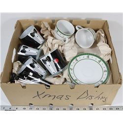 ENTERTAINER PACK 8 PC CUP/SAUCER AND BOWTIE