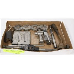 BOX OF MISC DIE CUTTING TOOLS