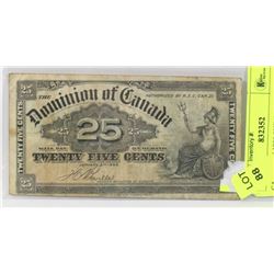 CANADIAN 1900 SHINPLASTER