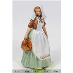 1949 "THE MILKMAID" #2057 ROYAL DOULTON FIGURINE.