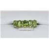 Image 1 : 8) 10KT GOLD PERIDOT RING SIZE 6.75