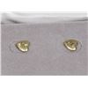 Image 1 : 12) 14KT GOLD HEART SHAPED EARRINGS