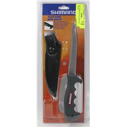 NEW SHIMANO FILLET KNIFE W/ SHEATH