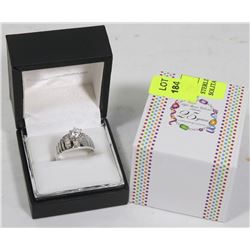 NEW STERLING SILVER FIFTH AVENUE SOLITAIRE RING