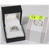Image 1 : NEW STERLING SILVER FIFTH AVENUE SOLITAIRE RING