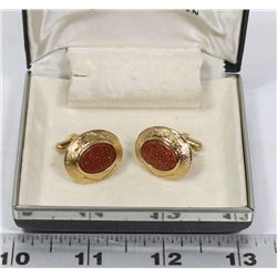 ESTATE GOLD-TONE SENATOR CUFF LINKS