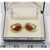 Image 1 : ESTATE GOLD-TONE SENATOR CUFF LINKS