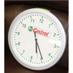 CASTROL WALL CLOCK.