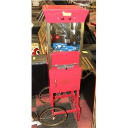 NOSTALGIA ELECTRIC 6OZ POPCORN CART WITH 12